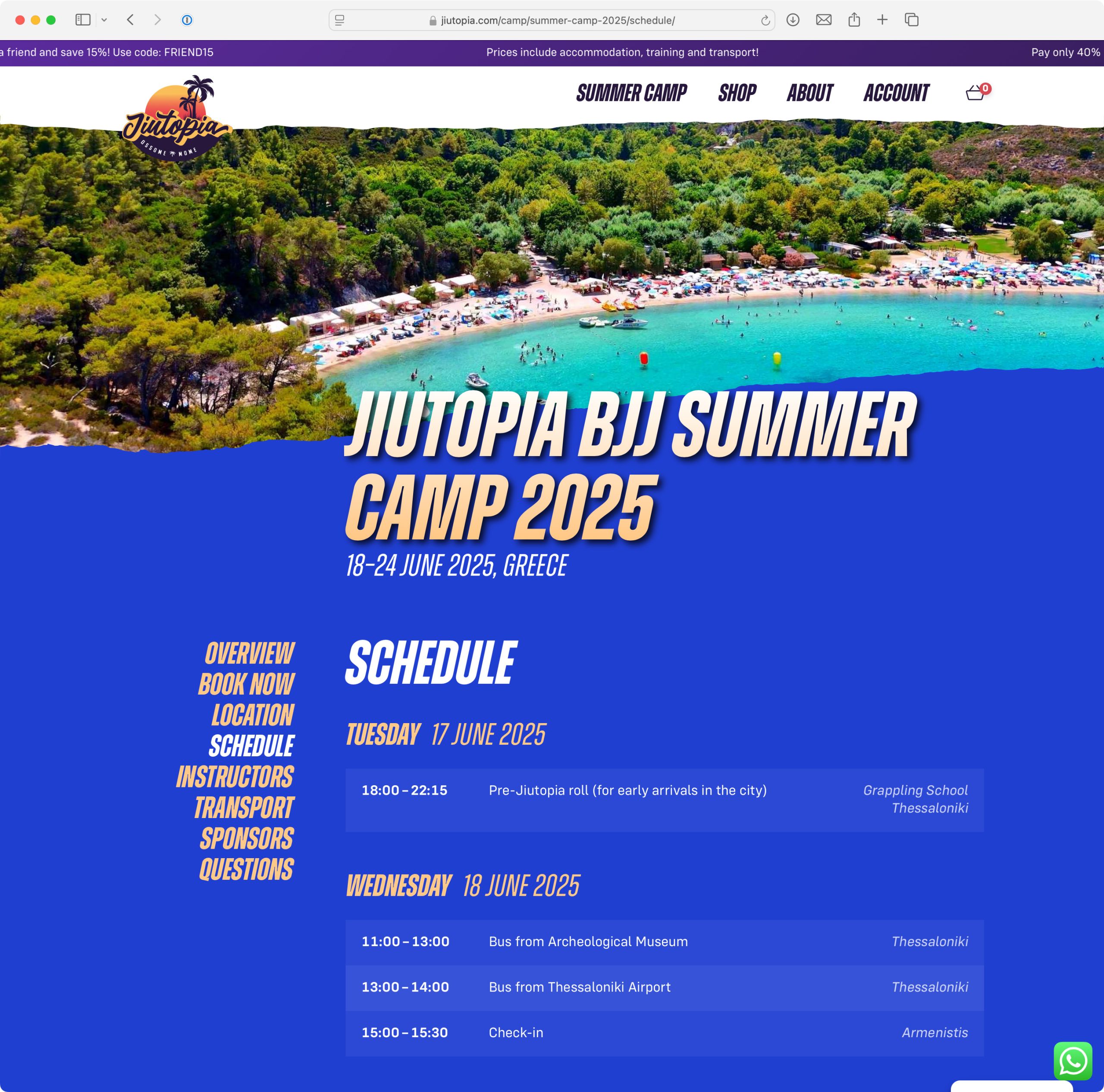 Jiutopia Brazilian jiu-jitsu camp — Jiutopia Summer camp